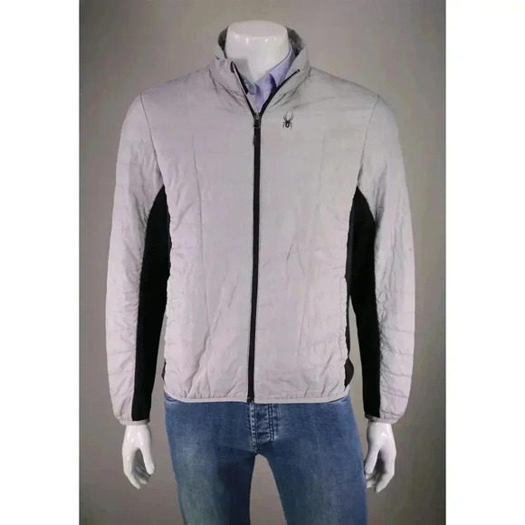 Spyder Rebel Insulator Light Gray Performance Jacket 510304 Men's Medium - Picture 1 of 11